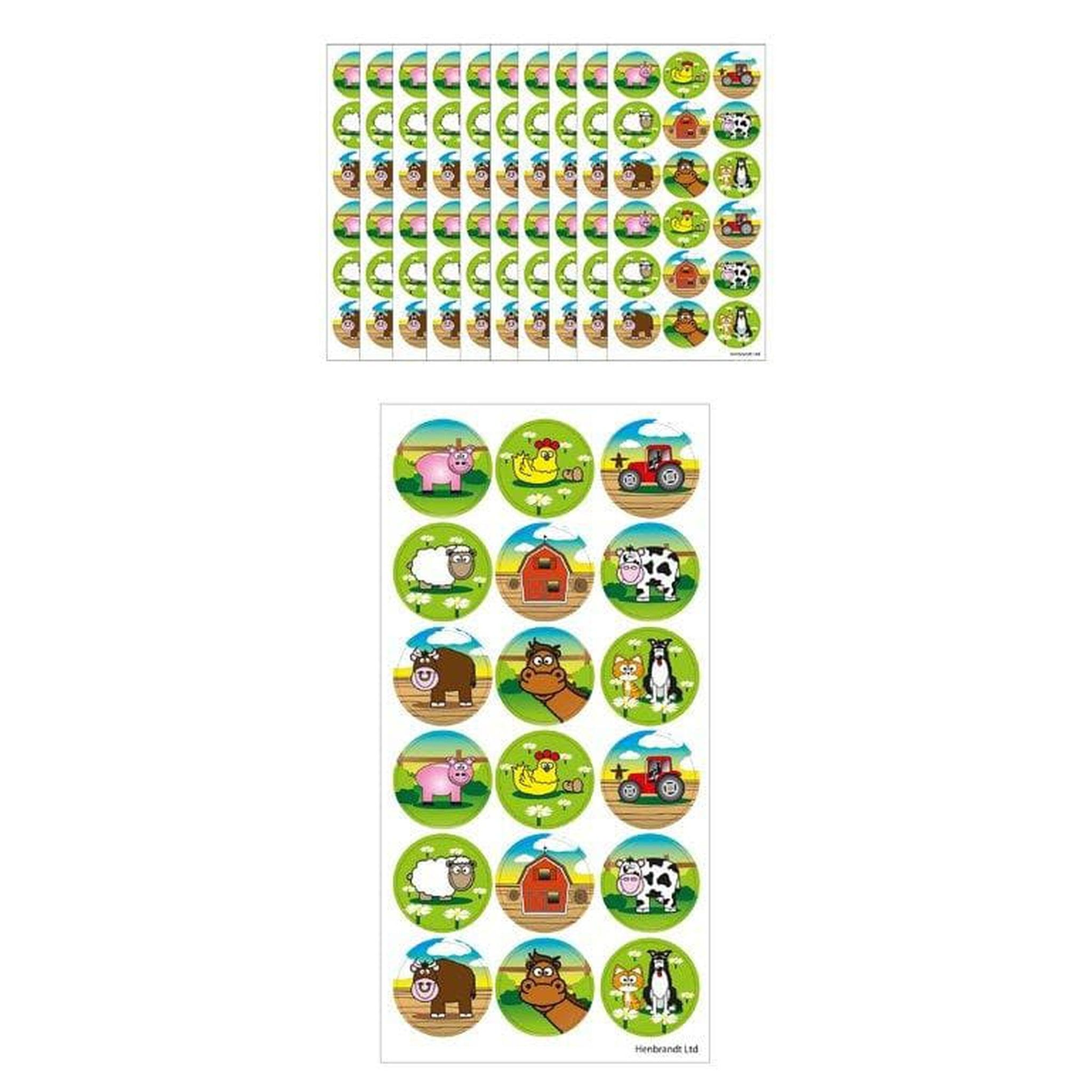 Large Farm Animal Stickers - PoundToys